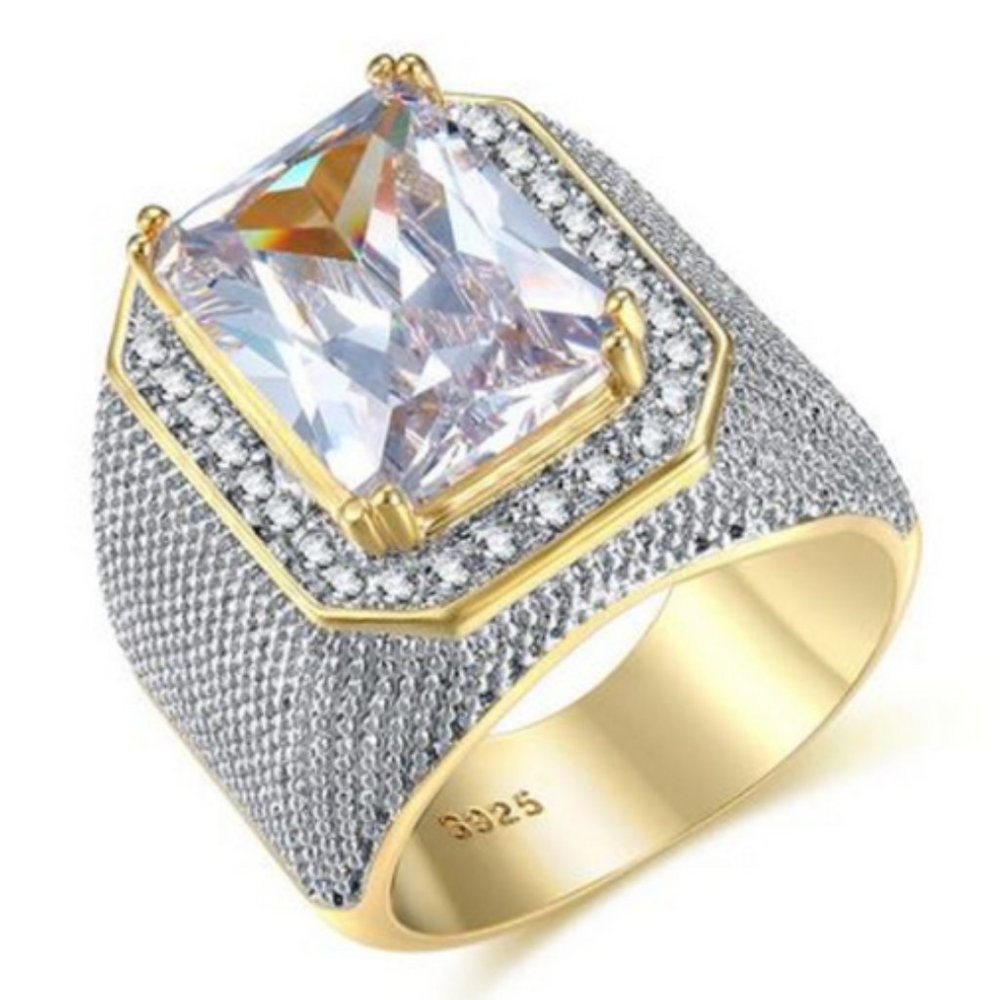 Big Chunky Rose Pink Ring